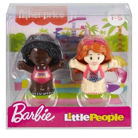 BUNDLE: NEW Fisher-Price Little People Barbie Themed- Party/Swimming/Sleepover - Picture 4 of 7